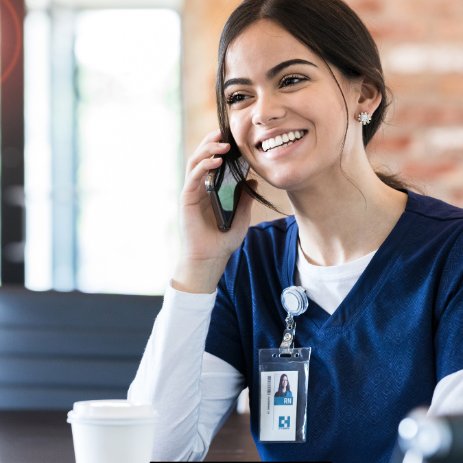 nurse on phone call